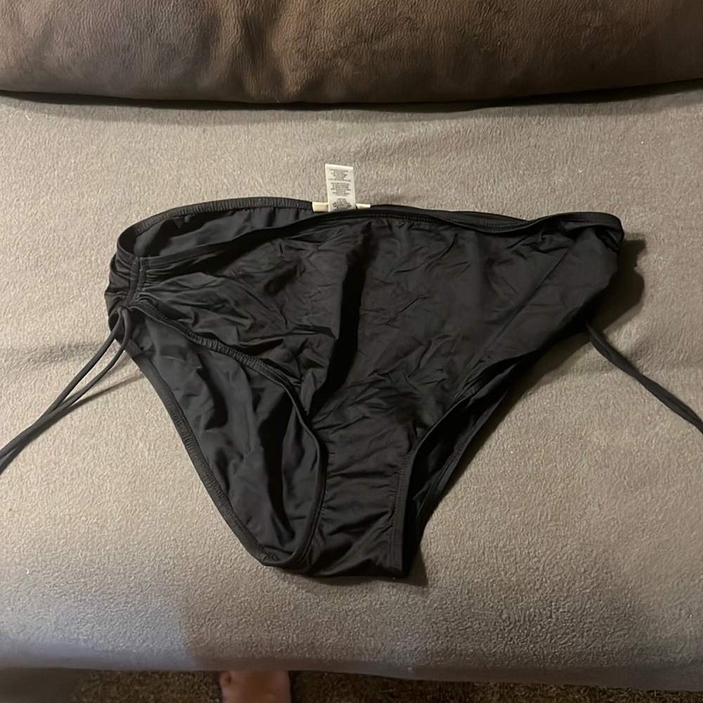 Black swim suit bottoms